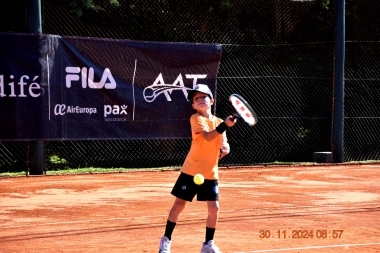 Se desarrolló en Roque Pérez el segundo Torneo Nacional Sub 8 de Tenis