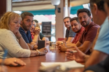 Recibido por el Concejal Claudio Faro, el diputado Martín Yeza visitó el municipio de Morón