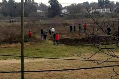 Golpes y balas de goma para desocupar un predio tomado en el partido de Merlo