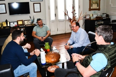 Egüen le manifestó su apoyo a Salomón para la construcción de la Universidad de Saladillo