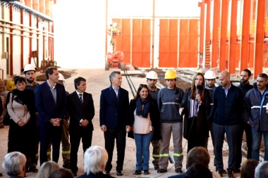 Con críticas al Kirchnerismo, Macri y Vidal presentaron obras ferroviarias en Tolosa