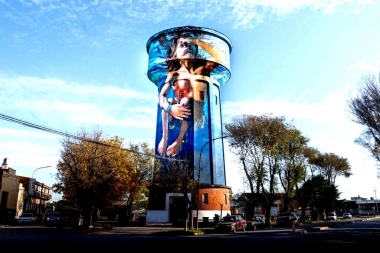 Arte bonaerense: un mural de Miramar fue elegido como el mejor del mundo