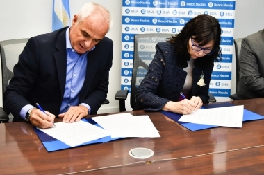 Banco Nación firmó un convenio Metrogas para facilitar acceso a gas natural mediante créditos