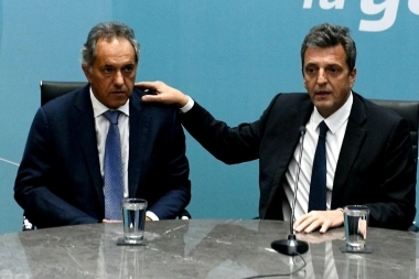 La foto del día: Massa y Scioli se mostraron juntos en una imagen de unidad