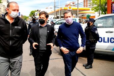 Kicillof comenzó a distribuir el equipamiento del Plan Integral de Seguridad en Esteban Echeverría
