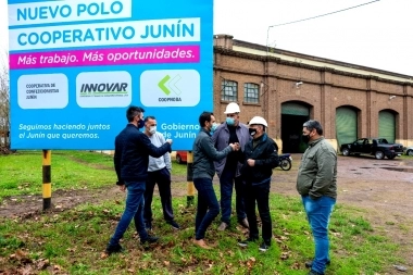 Petrecca visitó el Polo Cooperativo de Junín y destacó su “visión de futuro”