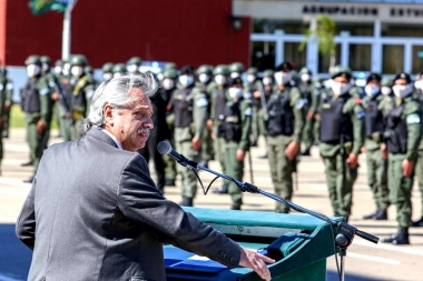 La Matanza: Alberto agradeció a las Fuerzas de Seguridad por su trabajo frente al Coronavirus