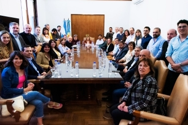 Alvarez Rodríguez y Rey analizaron políticas provinciales con legisladores de la Cuarta Sección