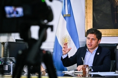 De forma virtual, Kicillof participó de un seminario junto a líderes regionales