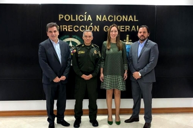 La agenda de Vidal y Ritondo en Colombia: se reunieron con el Director General de la Policía
