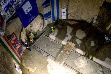 AySA alcanzó los 8 kilómetros terminados de túnel subterráneo en Bernal
