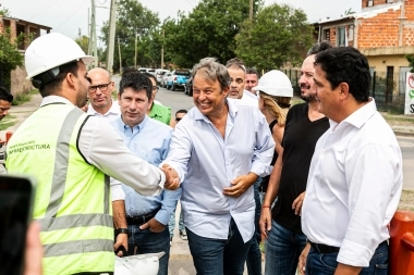 Cascallares y Martinucci recorrieron las nuevas obras de trenes universitarios en Burzaco