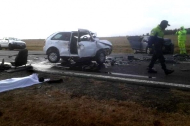 Tragedia en la Ruta 3: murieron dos policías en un choque frontal