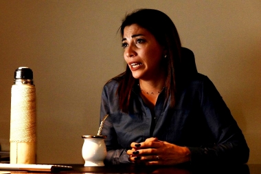 Florencia Casamiquela  desembarcó en Junín y respaldó la interna partidaria de Consenso Federal