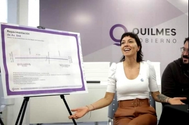 Mayra Mendoza anunció una histórica obra de repavimentación en Quilmes