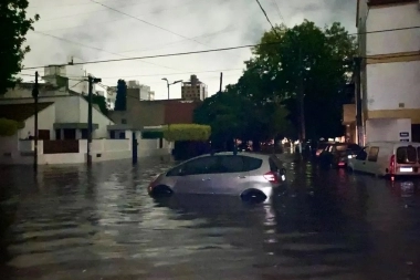Alerta roja por fuertes lluvias: asistencia a los municipios por los temporales