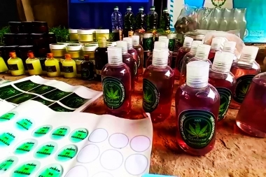 No estaba autorizada: allanada y detenida por fabricar y vender productos con cannabis