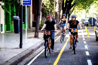 Nueva ciclovía en la Avenida Jorge Newbery que conecta con Córdoba y Corrientes