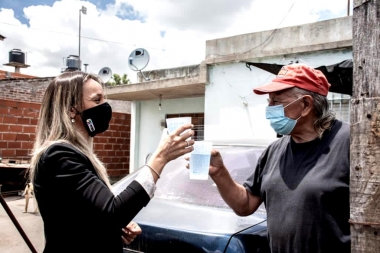 Esteban Echeverría: Malena Galmarini habilitó una red secundaria de agua potable