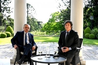 Inició la transición: Alberto Fernández recibió a Milei en la Quinta de Olivos
