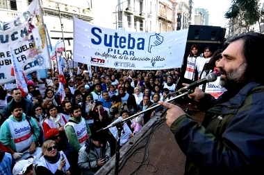 Grindetti habló de "intervenir" Suteba y el gremio respondió: "Amenazan desde discursos de odio"