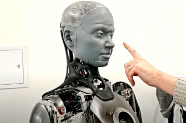 Ameca, la robot humanoide, advirtió sobre un futuro de película apocalíptica