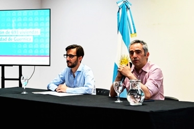 Con Larroque y Simone a la cabeza, Provincia licitó para la construcción de viviendas en Guernica