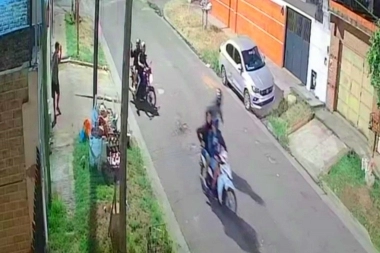 Raid criminal en el Conurbano: motochorros pirañas asaltaron y golpearon a laburantes madrugadores