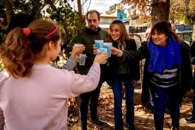 Malena Galmarini habilitó una red de agua potable para más de 10 mil vecinos de Tigre