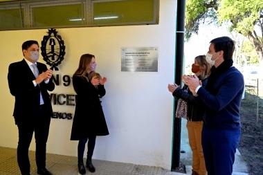 Vila y Trotta encabezaron inauguración de Jardín de Infantes en San Vicente