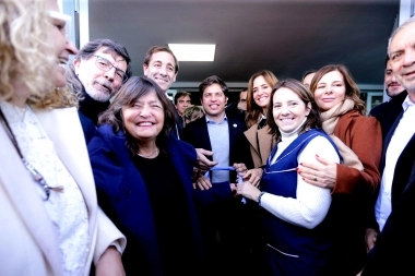 Un acto de educación en La Plata, reunió a Kicillof, Garro, Saintout y Tolosa Paz