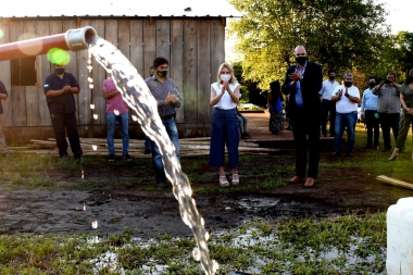 Inauguración en Misiones: Fabiola Yáñez visitó las obras de agua potable de Yacyretá