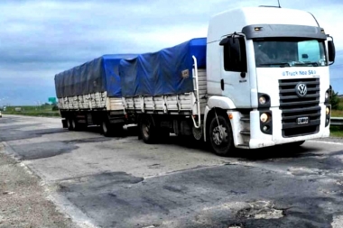 Pedido para Navidad: restricción de camiones en rutas de la Provincia de Buenos Aires
