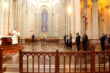 “Tucho” Fernández encabezó Tedeum en La Plata: Kicillof no asistió, pero mandó ministros