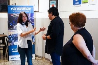 Soledad Martínez verificó el funcionamiento del programa Clubes Interconectados