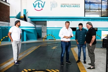 Cascallares y Fabiani recorrieron los avances de una nueva planta de la VTV en Longchamps