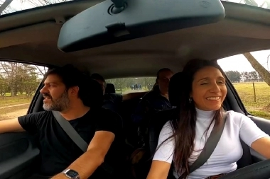 Campaña con Di Palma y Berni: Bianco le prestó el Clio de la campaña de Kicillof a Propato