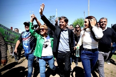 Kicillof visitó Zárate y arremetió contra la derecha: “Contrajeron la deuda más grande de la historia”