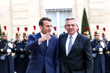 Macron se comprometió a ayudar a Alberto frente al proceso de renegociación de la deuda