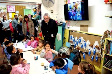 Tigre: Zamora inauguró una remodelación edilicia en un jardín de infantes