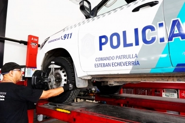 El municipio de Echeverría realizó una puesta en valor de los móviles policiales