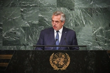 En su discurso ante la ONU, Alberto ligó a la oposición con el atentado a Cristina