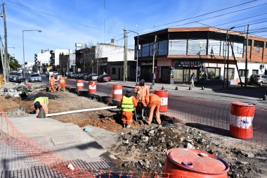 Moreira avanza con las obras de la Av. Juan Manuel de Rosas y el puente José León Suárez en San Martín