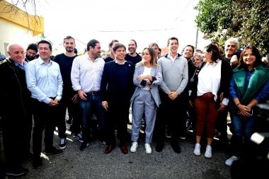 Una foto que habla: Kicillof, Wado y Malena Galmarini juntos en Tres de Febrero