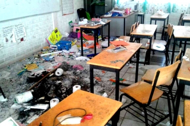 Vidal presentó un proyecto para sancionar el vandalismo en las escuelas de la Provincia