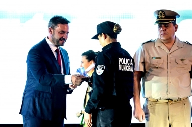 Sujarchuk presentó la Policía Municipal de Escobar y anunció inversiones en seguridad