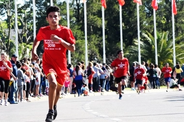 Punto de partida para la maratón Ciudad de Tigre con un mensaje sustentable