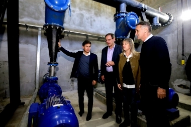 Apunta al Interior: Kicillof inauguró obras de agua potable en General Madariaga