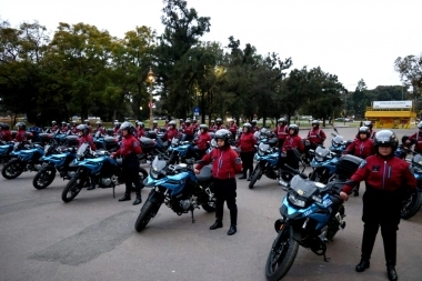 Larreta entregó motos a la Policía: "Se puede mejorar la seguridad, en la Ciudad lo demostramos"