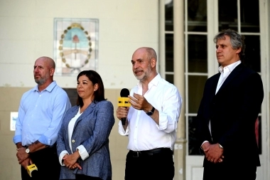 Larreta visitó una escuela de verano y promovió las cursadas durante el receso escolar